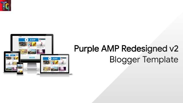 Purple AMP Redesigned v2 Blogger Template Purple AMP Redesigned v2 Blogger Template