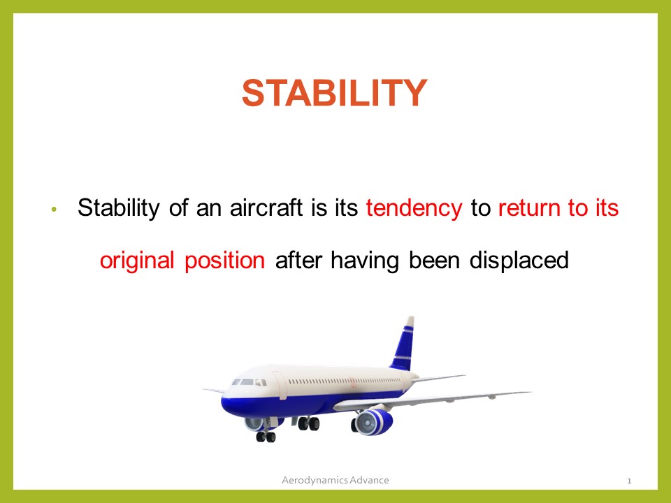 Aircraft Stability And Types Of Aircraft Stability Part 66 Preparation