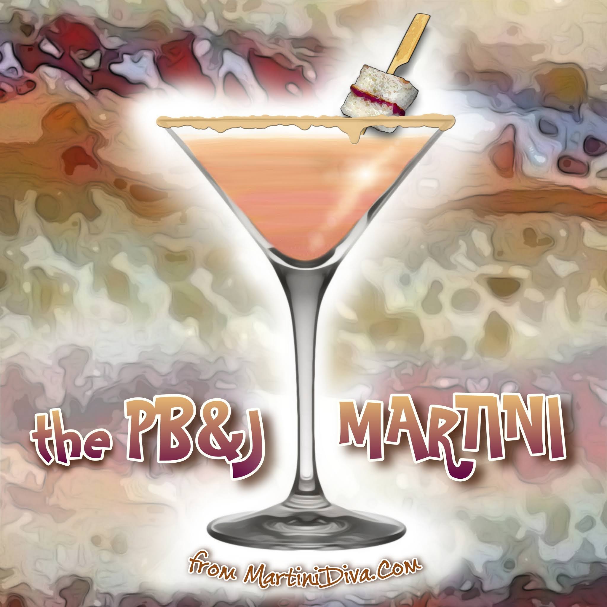 The MARTINI DIVA Peanut Butter and Jelly Martini Recipe