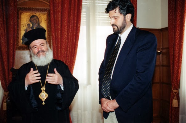 Με τον Μακαριστό Αρχιεπίσκοπο Ελλάδος κ. Χριστόδουλο