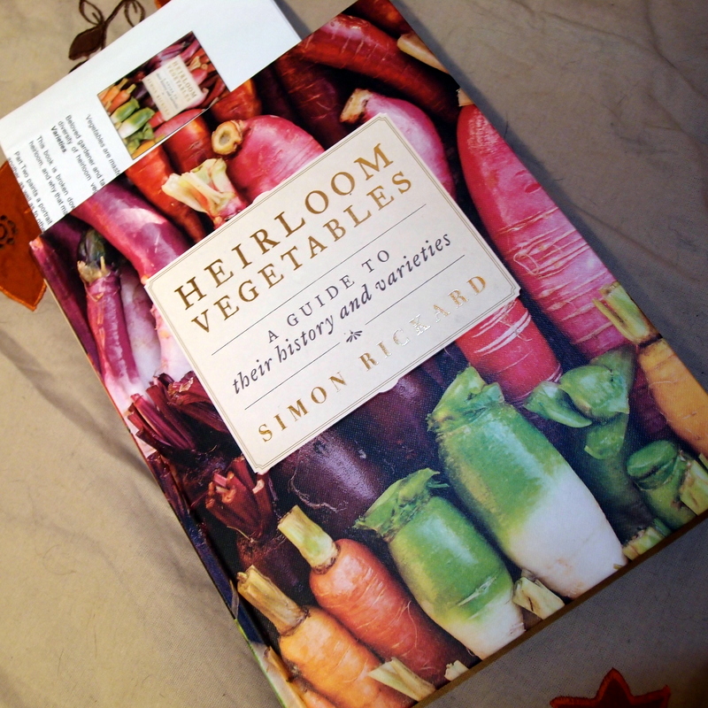 eight acres: review of Heirloom Vegetables, by Simon Rickard