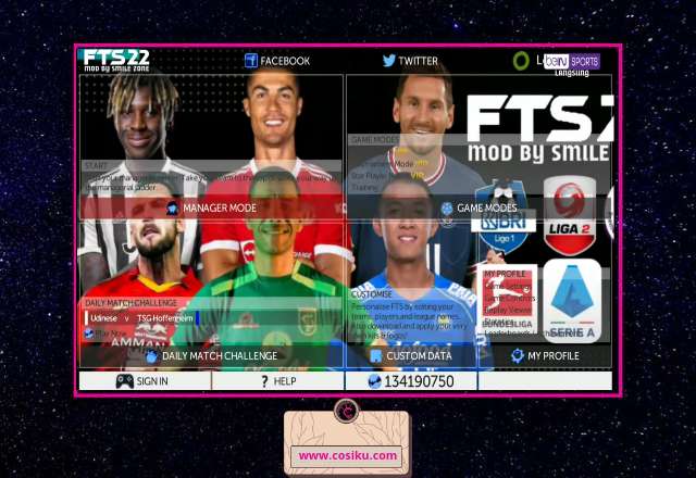FTS 22 APK+OBB Data Bri Liga 1 Indonesia & Full Eropa FTS 22 APK+OBB Data Bri Liga 1 Indonesia & Full Eropa