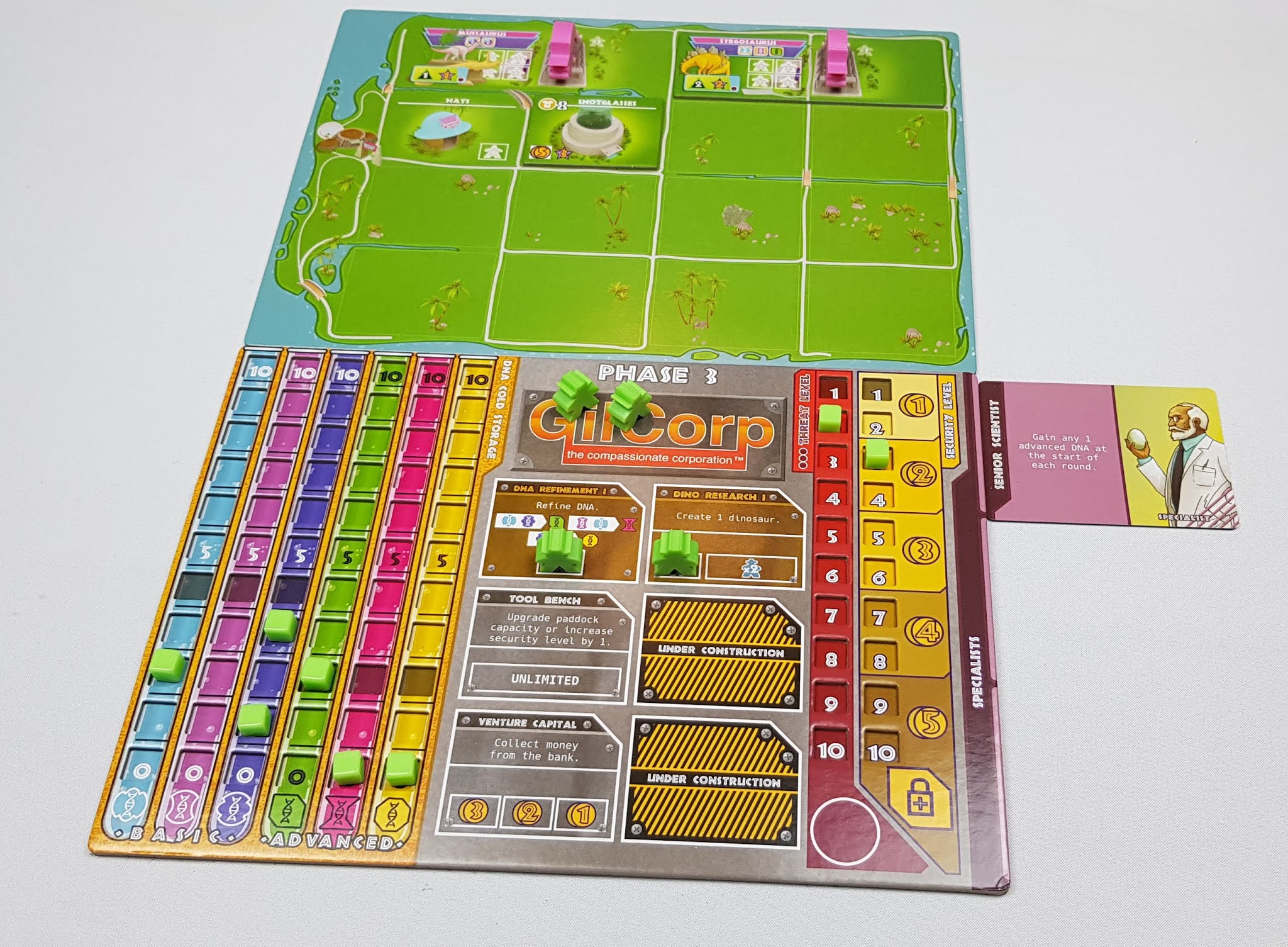 Dinosaur Island, Board Game