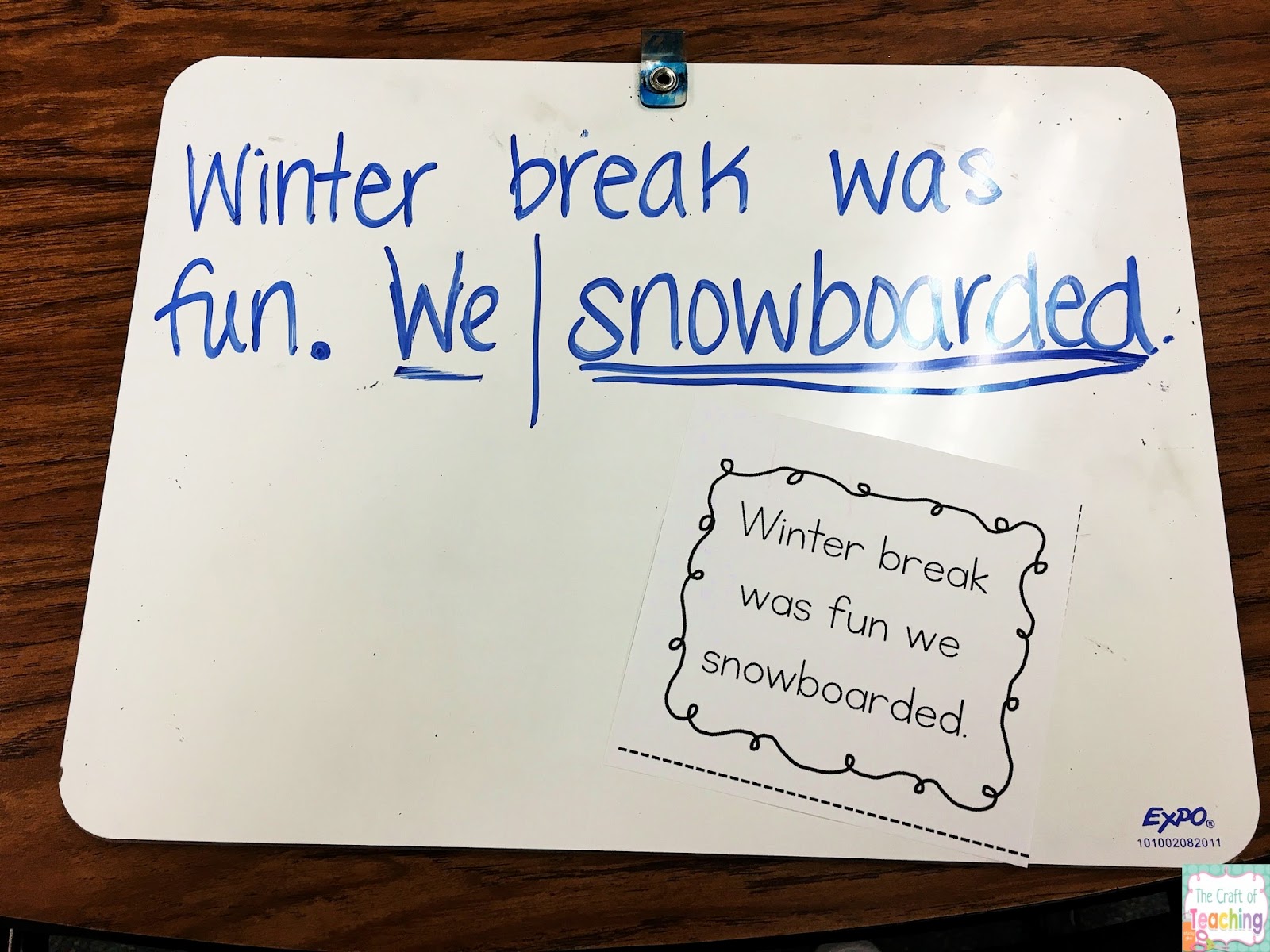 The Craft of Teaching Using Sorts to Improve Sentence Writing