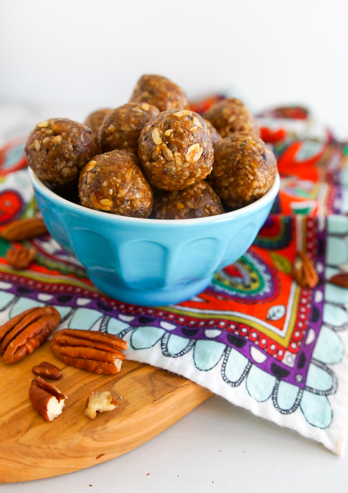 pecan pie energy protein balls