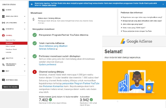 Tanda-Tanda Channel YouTube Anda Sudah Terhubung dengan AdSense: Panduan Lengkap untuk Pembuat Konten