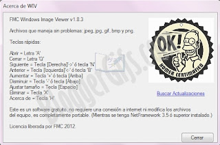 Descargar programa portable visor gifs animados FMCWindows Image Viewer v1.8.3