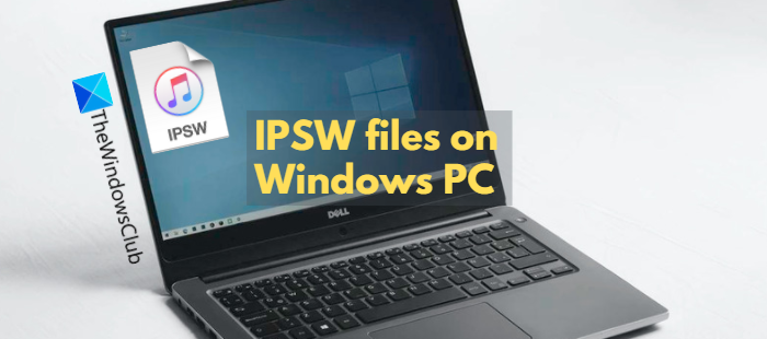 Windows PC의 IPSW 파일