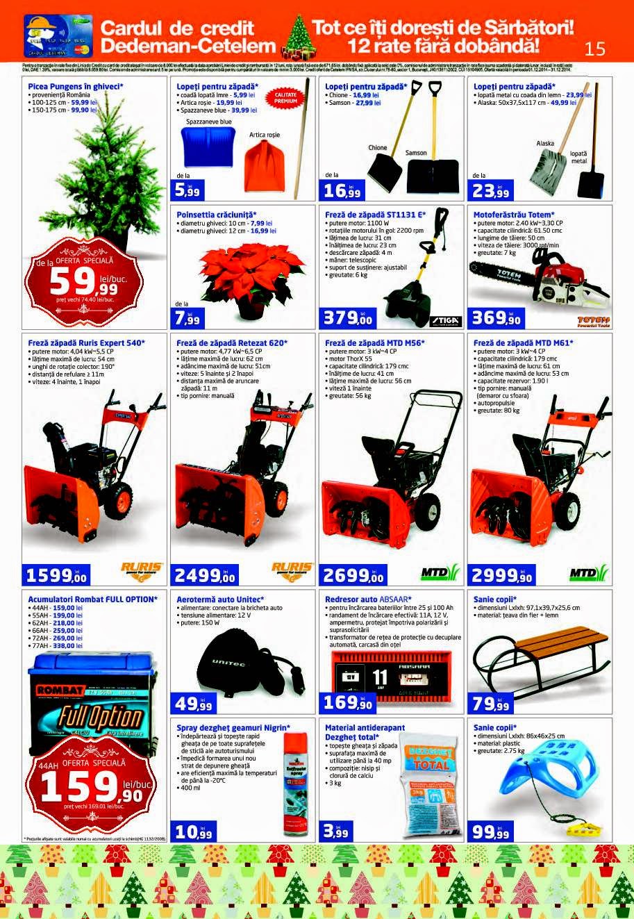 Program Dedeman Revelion 2019 Orarul Magazinelor