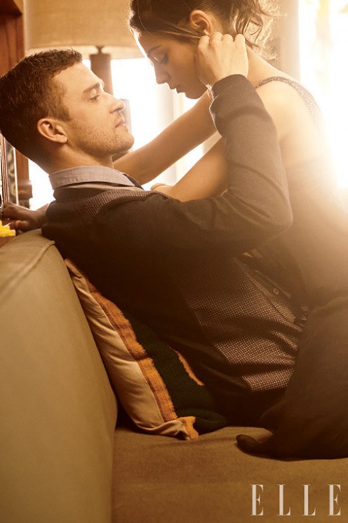 Justin Timberlake And Mila Kunis Cover Elle Media Crumbs
