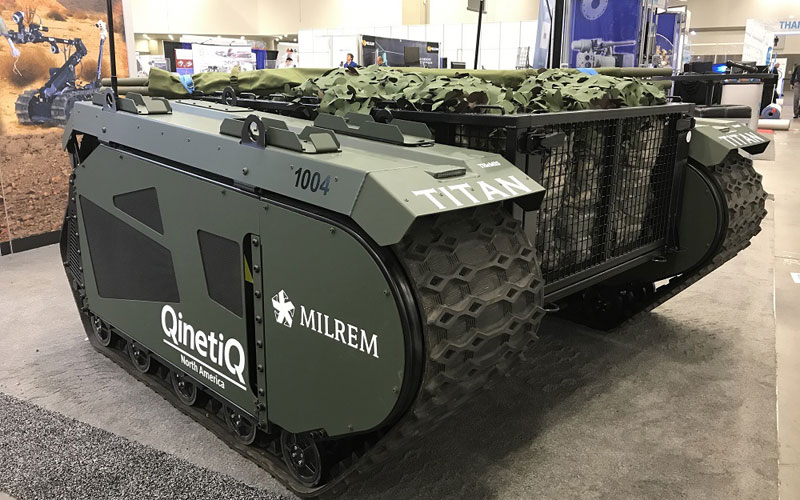 Poderío Militar Titan Unmanned Ground Vehicle (UGV), Estados Unidos de