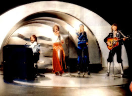 ABBA performing at the Melodifestivalen