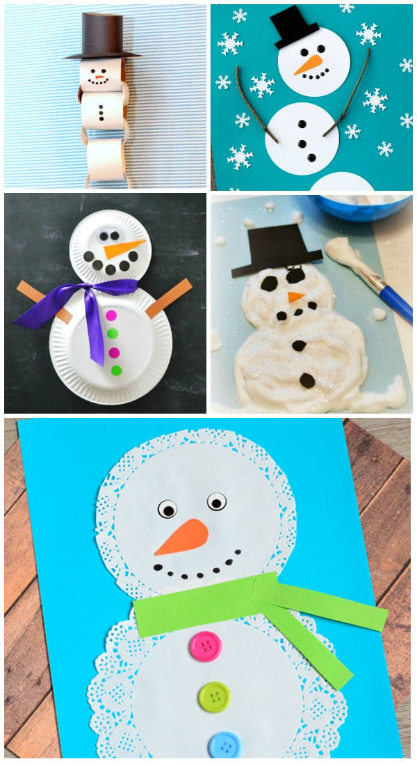 Snowman Crafts For Kids