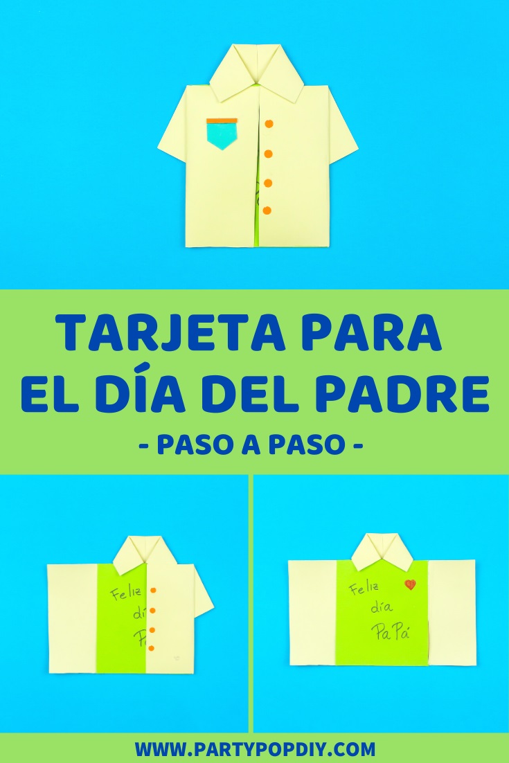 Tarjeta día del padre - Idea camisa ? | PartyPop DIY