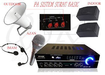 pakej harga speaker horn surau basic