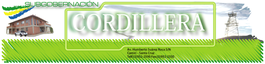 SUBGOBERNACION CORDILLERA Provincia Cordillera