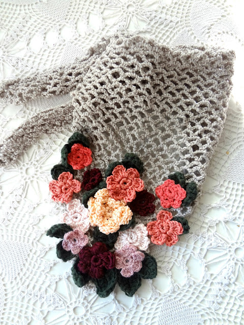 Floral Neck / Head Scarf