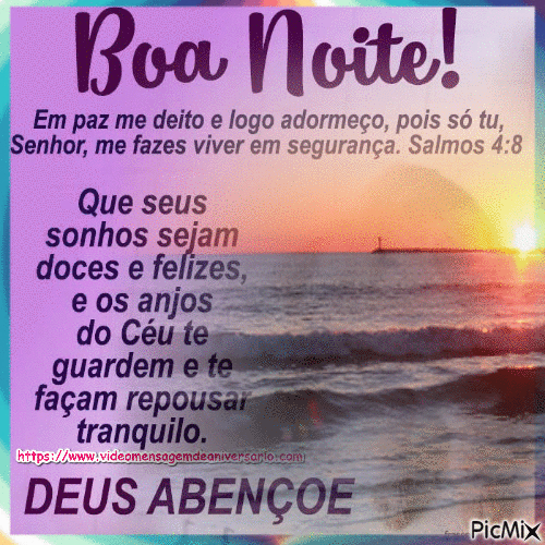 Mensagem de Boa Noite Que Deus Abençoe a Todos para Facebook e WhatsApp