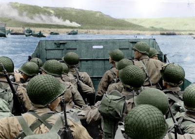Fotografías a color del Día D - Desembarco de Normandía
