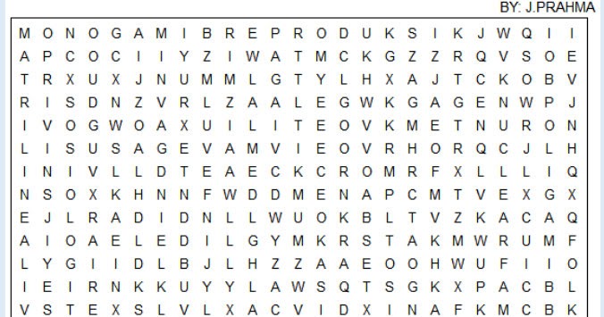 Word Search Atau Cari Kata Mata Pelajaran Ips Smp Kelas 7 Mgmp Ips Indramayu