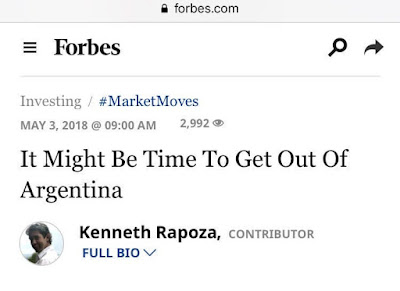 Revista Forbes, hoy. Suplemento de análisis de mercado e inversiones. Título: