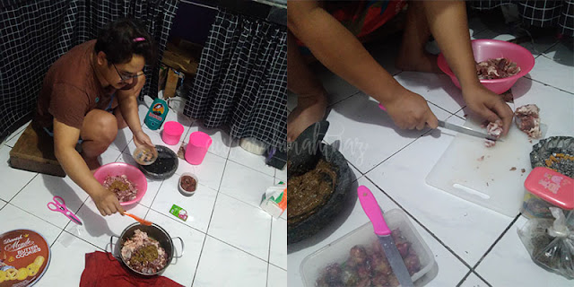 suami masak sate maranggi