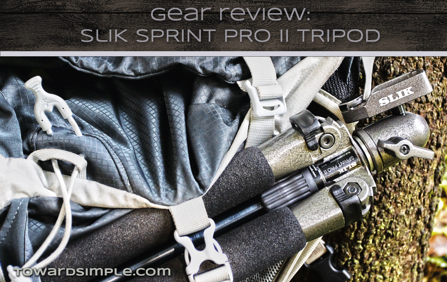 toward simple Gear Review Slik Sprint Pro II Tripod