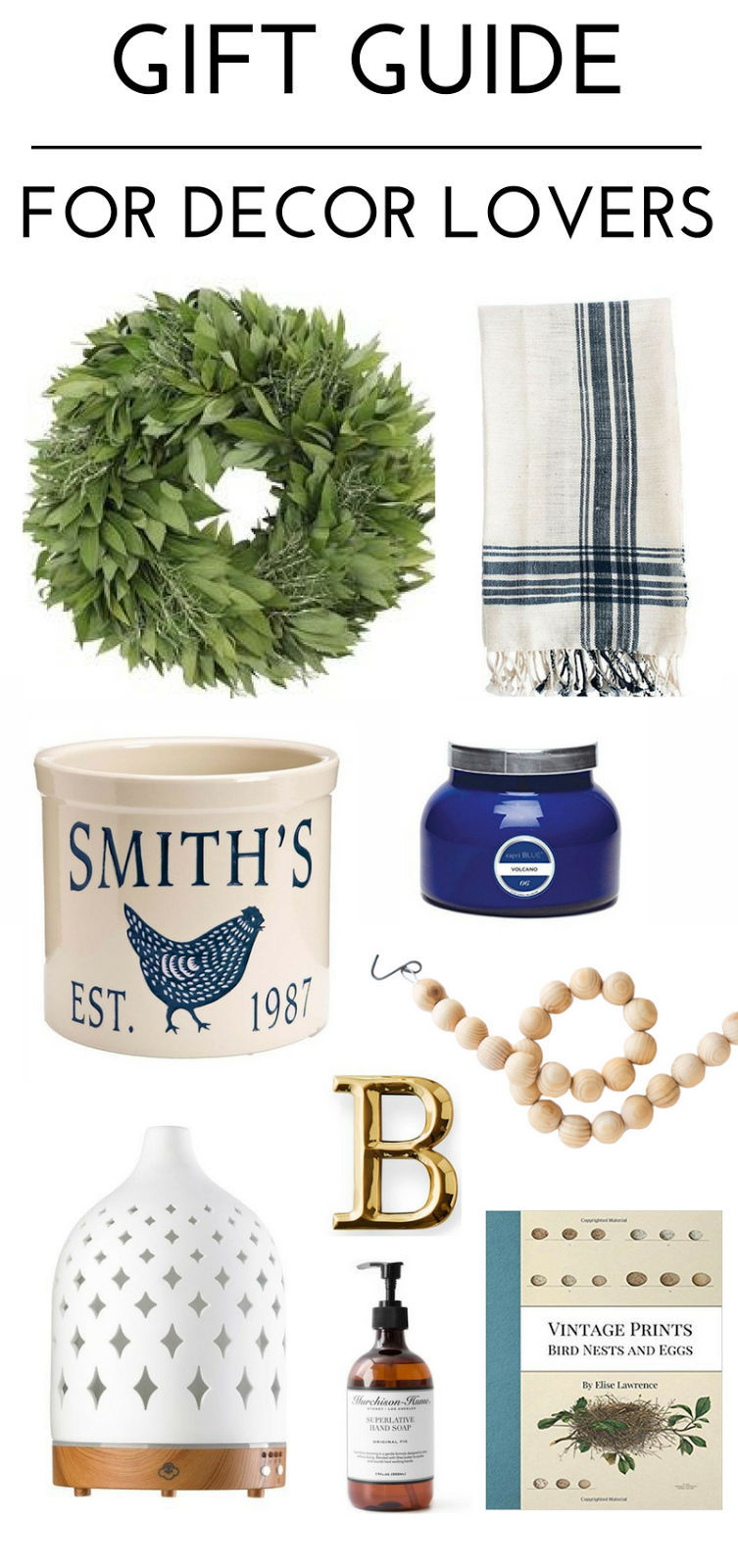Holiday Gift Guide for the Home Decorator Delightfully Noted