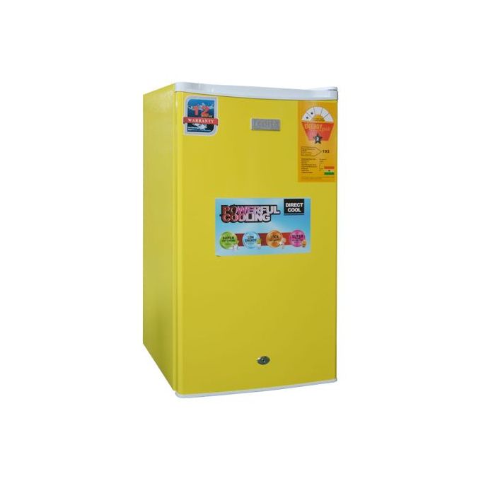 Yellow ILRF 101A Table Top Fridge 90 Litres by ICONA Home and Office Products Ghana