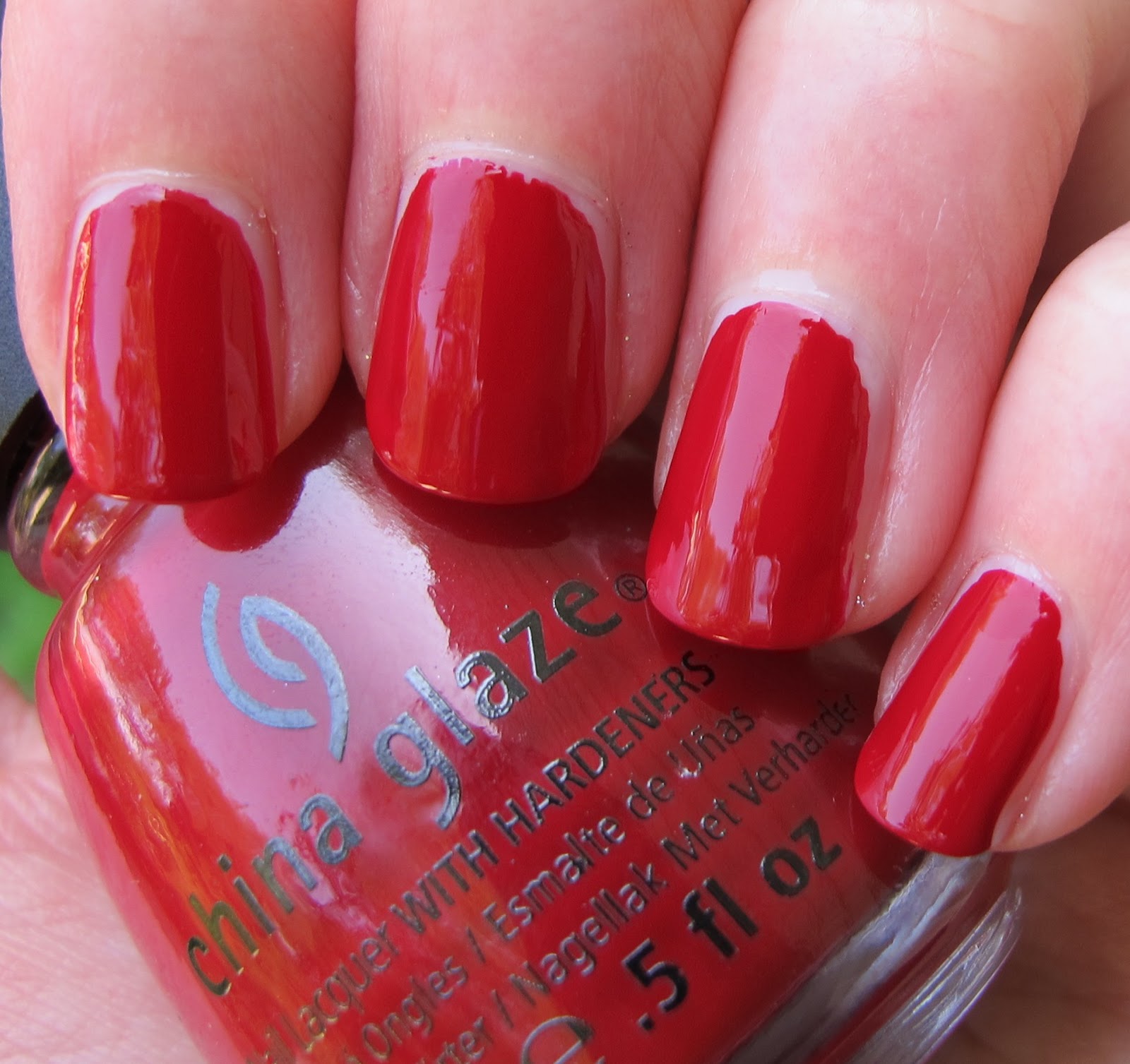 Never Enough Nails China Glaze Adventure Red Y