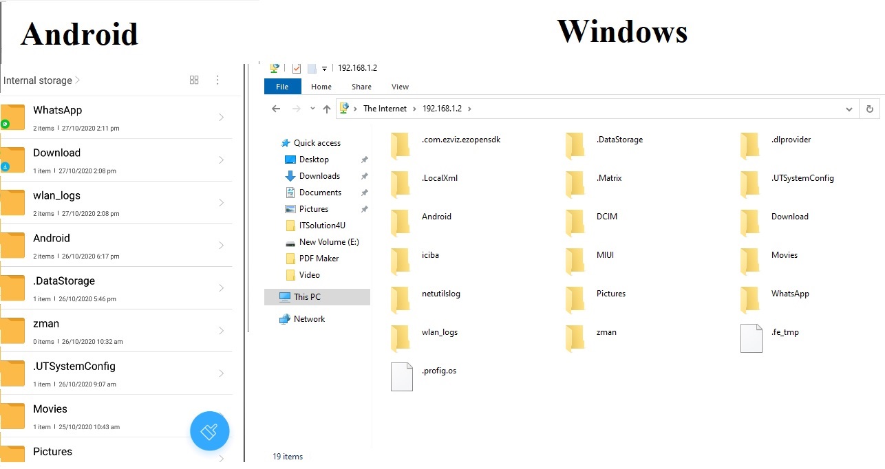 IT Support Solution: How to transfer Data from Android to Computer