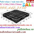 Pallet nhựa 1100x1100x150mm màu đen