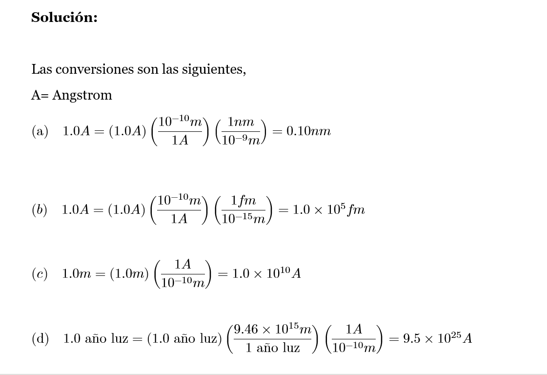 59. Un angstrom (símbolo: Å) es una de longitud, definida como 10(10 m ...