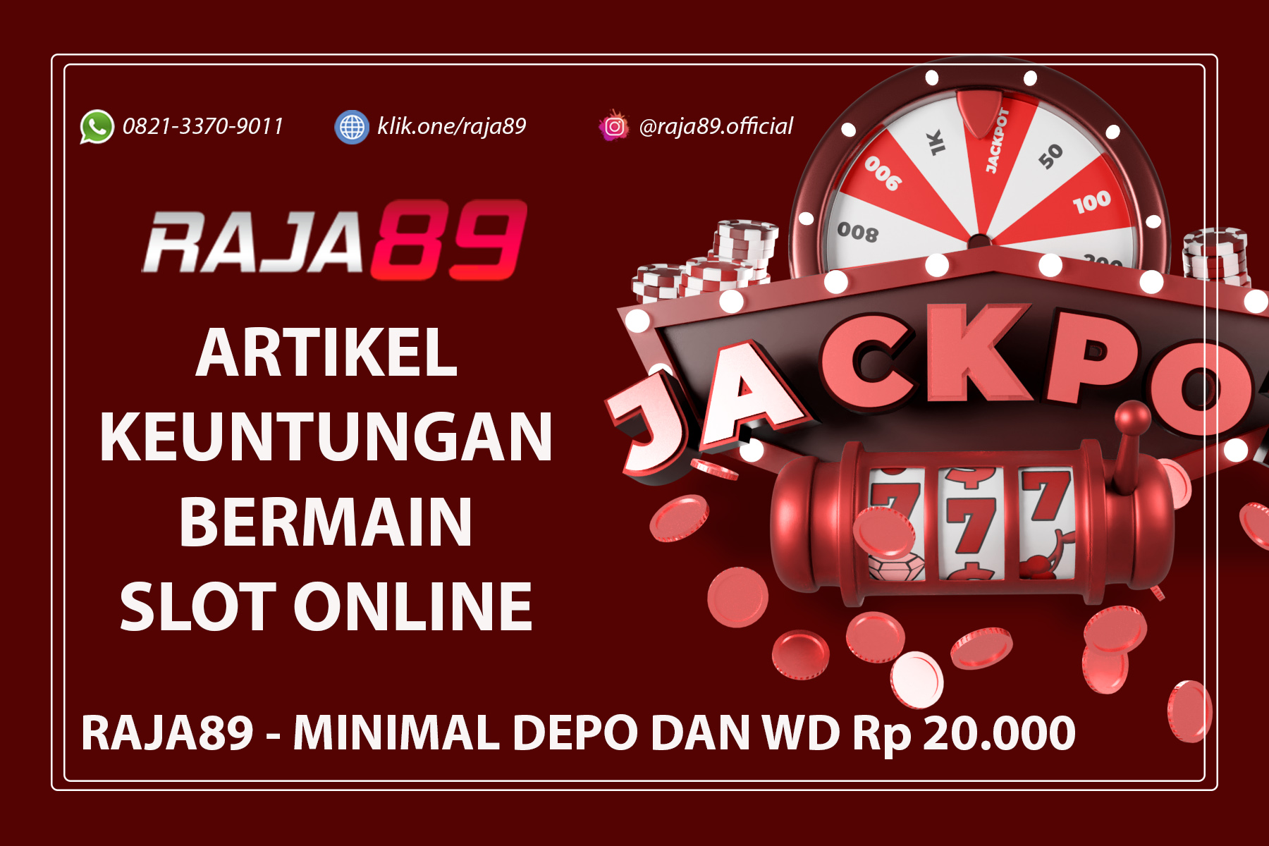 Artikel Keuntungan Bermain Game Judi Slot Online