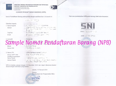 Cara Mendapatkan Nomor Pendaftaran Barang (NPB) Serta NRP-TPP SIR Dit Standalitu Kemendag R.I