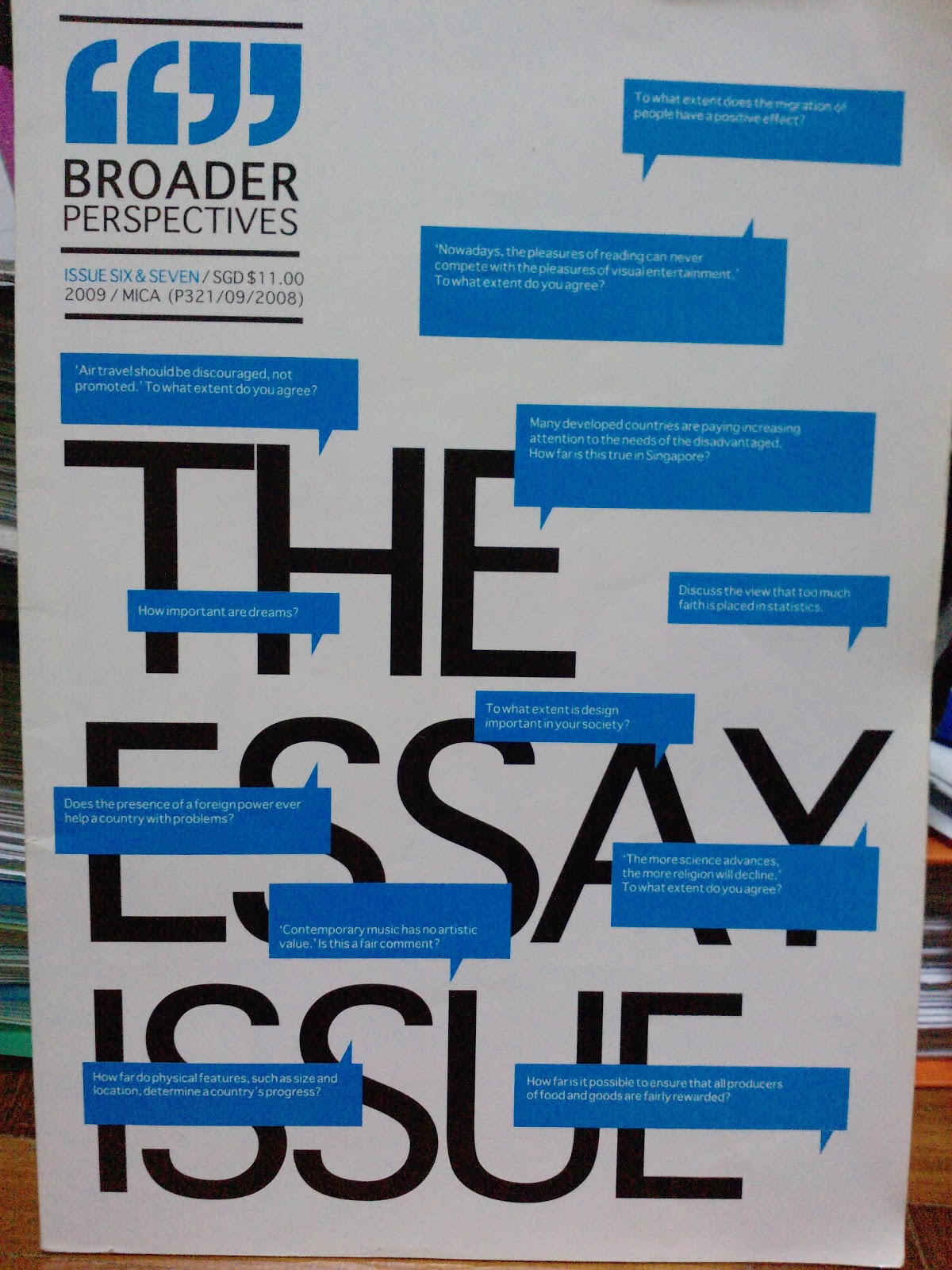 Essay broader perspective image