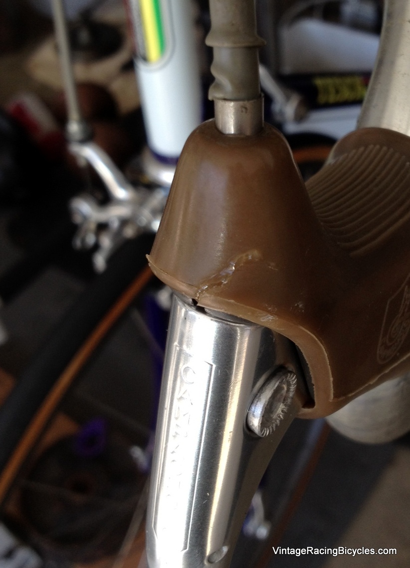 Vintage Racing Bicycles Campagnolo Brake Hood Repair