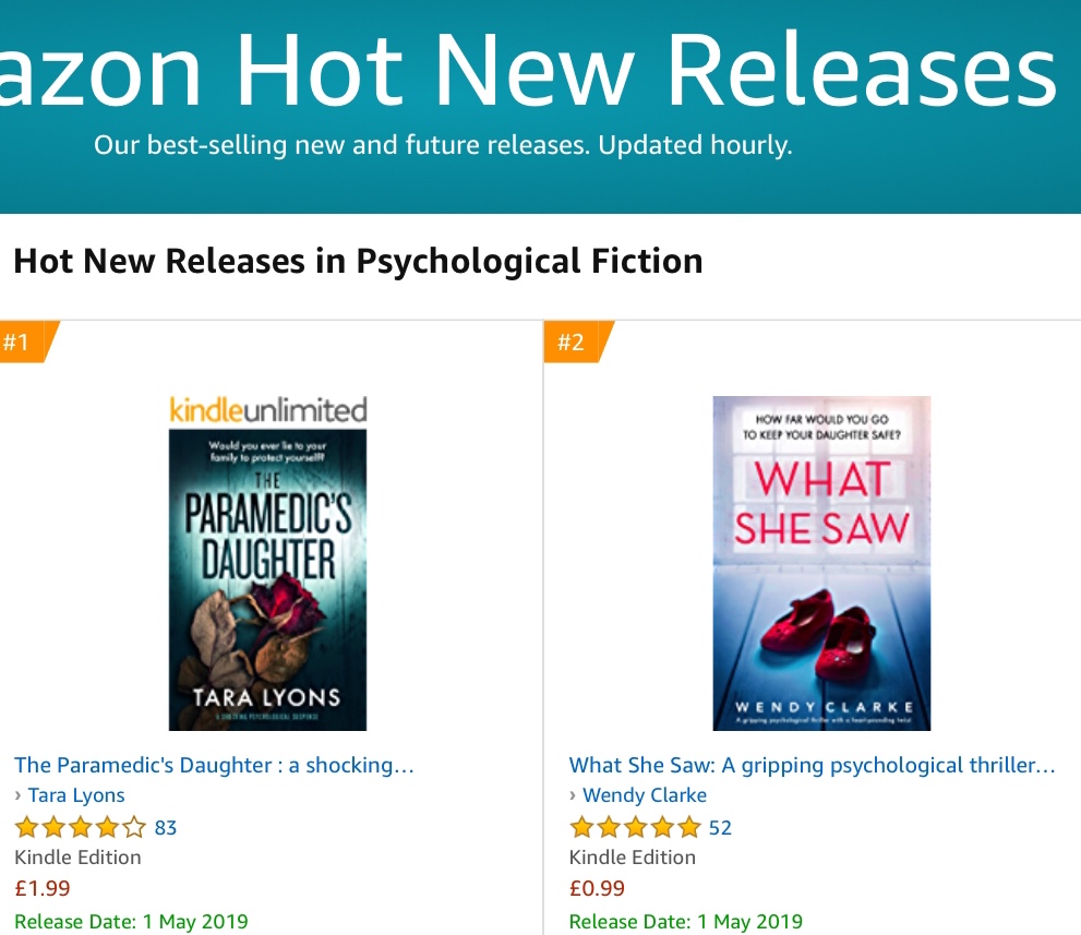 Wendy's Writing Now What She Saw Makes Amazon Top 100