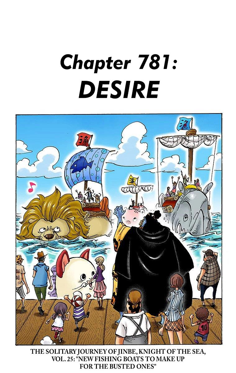 One Piece Chapter 781 One Piece Manga Online Colored