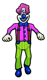 Looney Clown medium sized image.