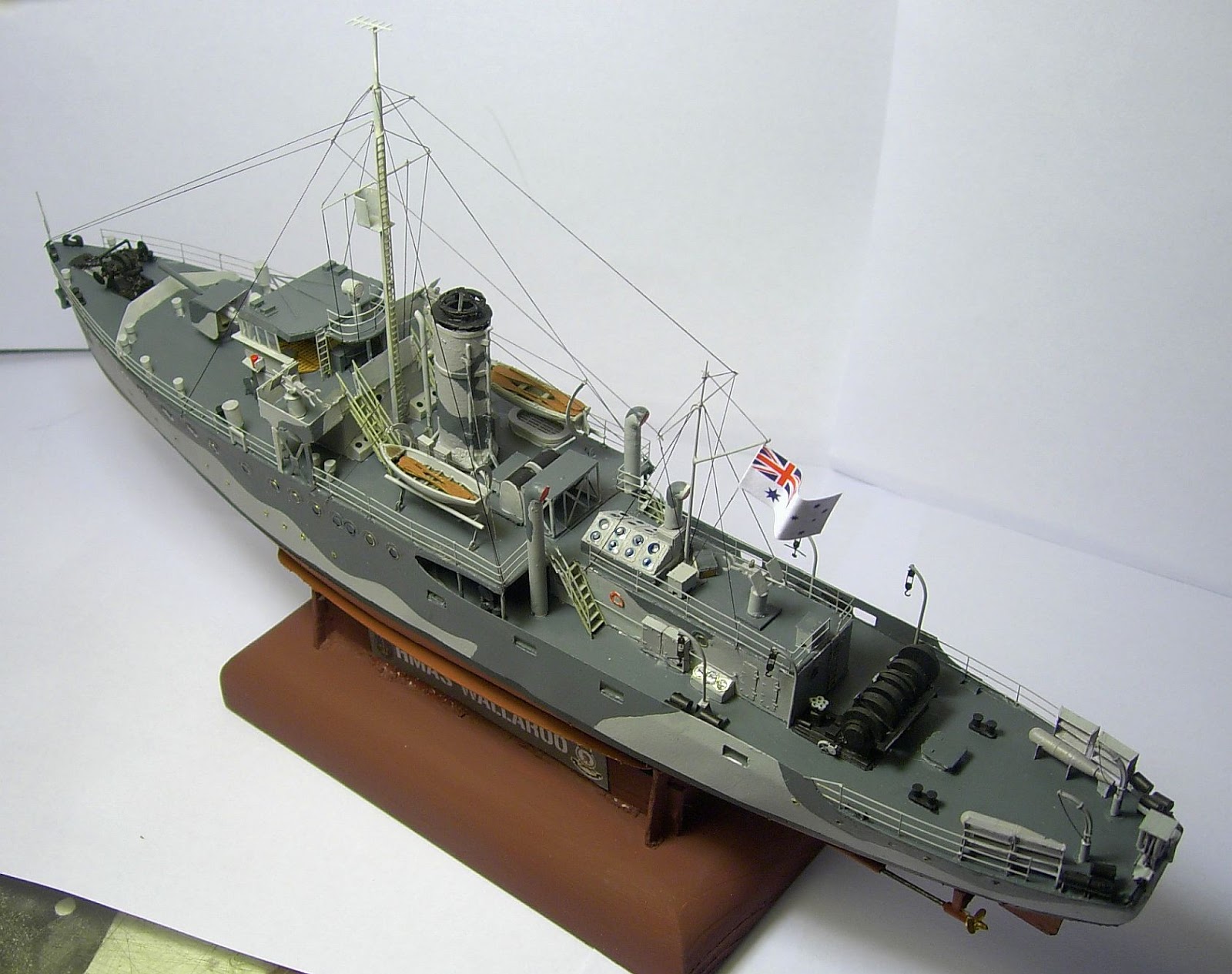 The Mad Hamster's Modelling HMAS Wallaroo