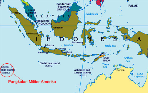 Pangkalan Militer AS Hanya Berjarak 1.272 Km dari Jakarta