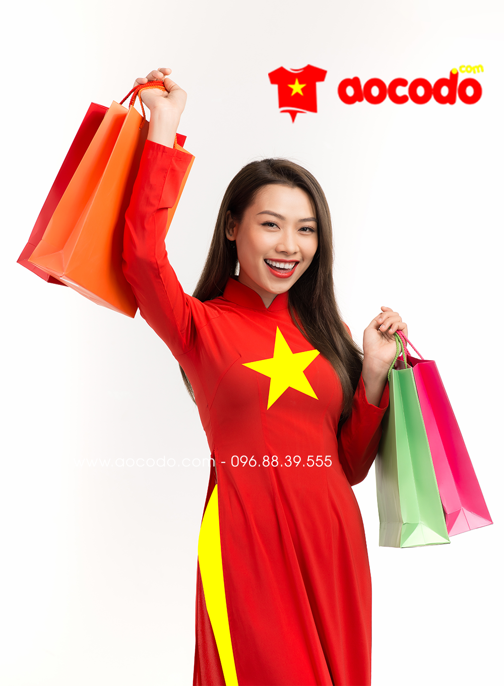 Áo dài cờ đỏ sao vàng: Áo dài cờ đỏ sao vàng là biểu tượng của văn hóa truyền thống Việt Nam. Hiện nay, những chiếc áo dài này đã được cải tiến với nhiều màu sắc, chất liệu và kiểu dáng khác nhau, phù hợp với nhiều đối tượng và sự kiện khác nhau từ lễ hội đến các buổi tiệc. Hãy nhấn mạnh sự đẹp của dân tộc Việt Nam với những bộ áo dài cờ đỏ sao vàng tuyệt đẹp này.
