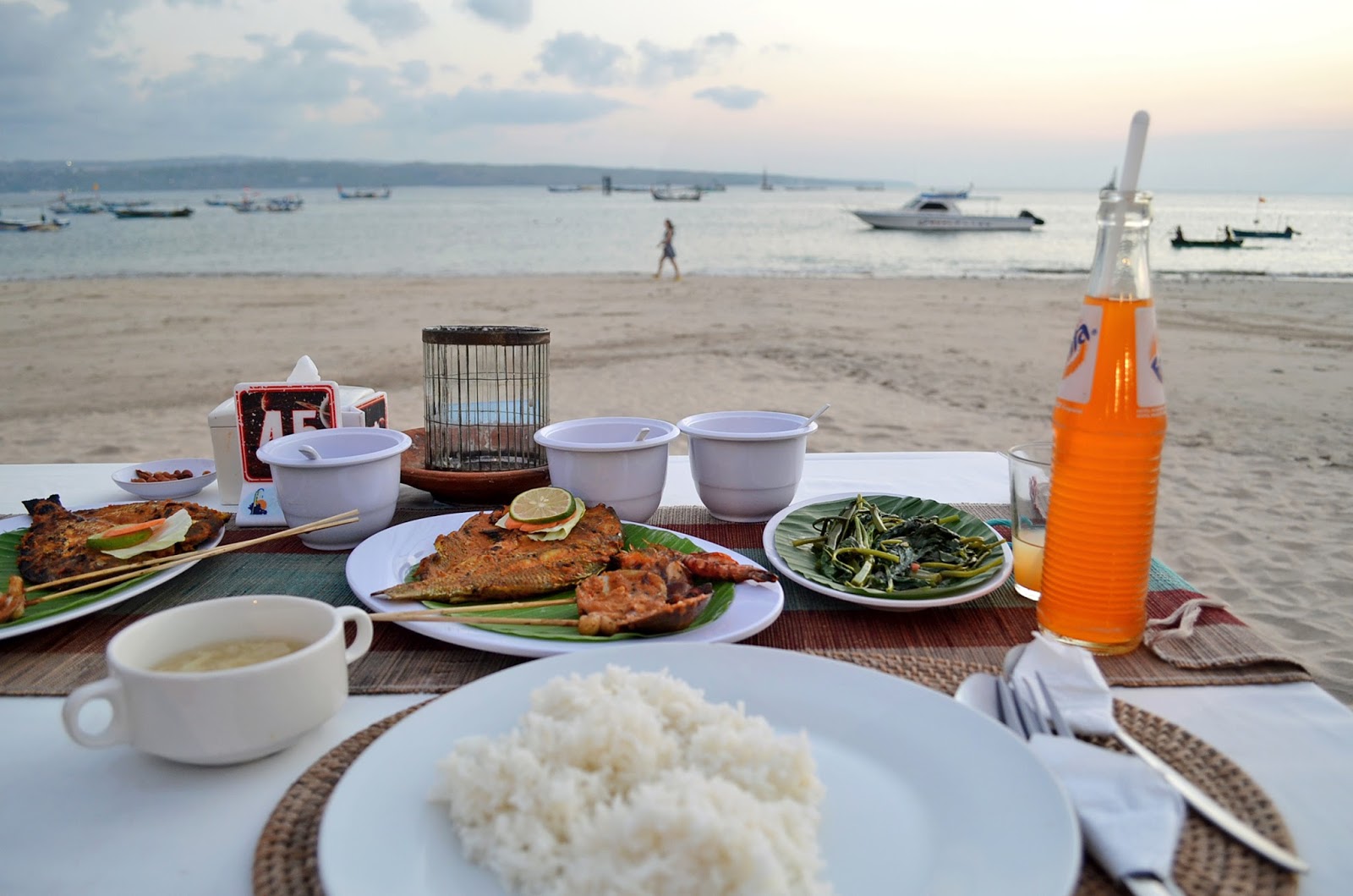 Trip To Bali, Indonesia: Romantic Dinner At Jimbaran Bay | Just An