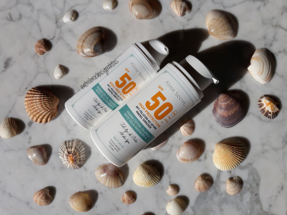 protectores solares alma secret spf50