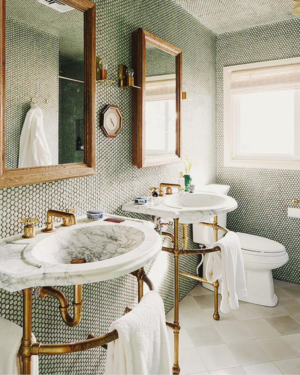 Décor Inspiration: Industrial-Inspired Powder Rooms