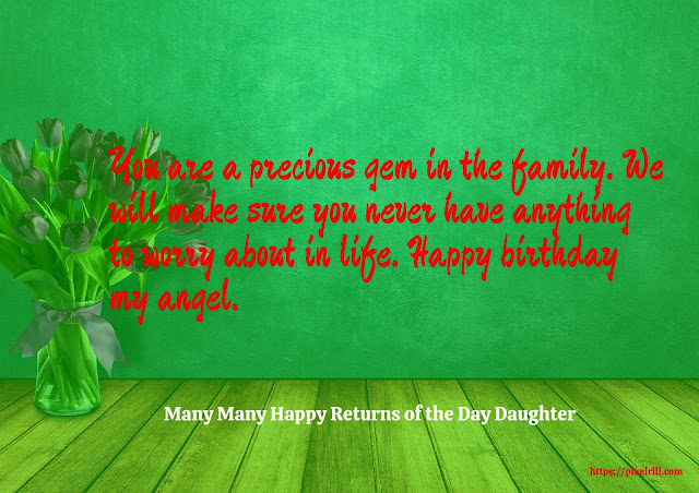 Happy Birthday to My Daughter Daughter Birthday Card