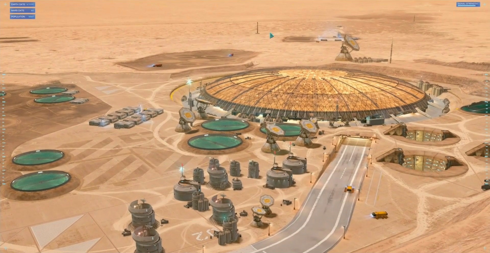 HD images of NASA's base on Mars, 2117, a vision by Blackbird