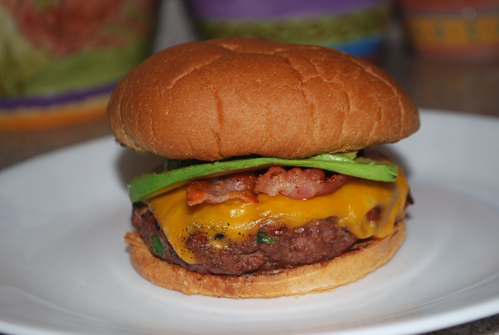 Miss Jen's Kitchen Adventures: Grilled Jalapeno and Bacon Burgers
