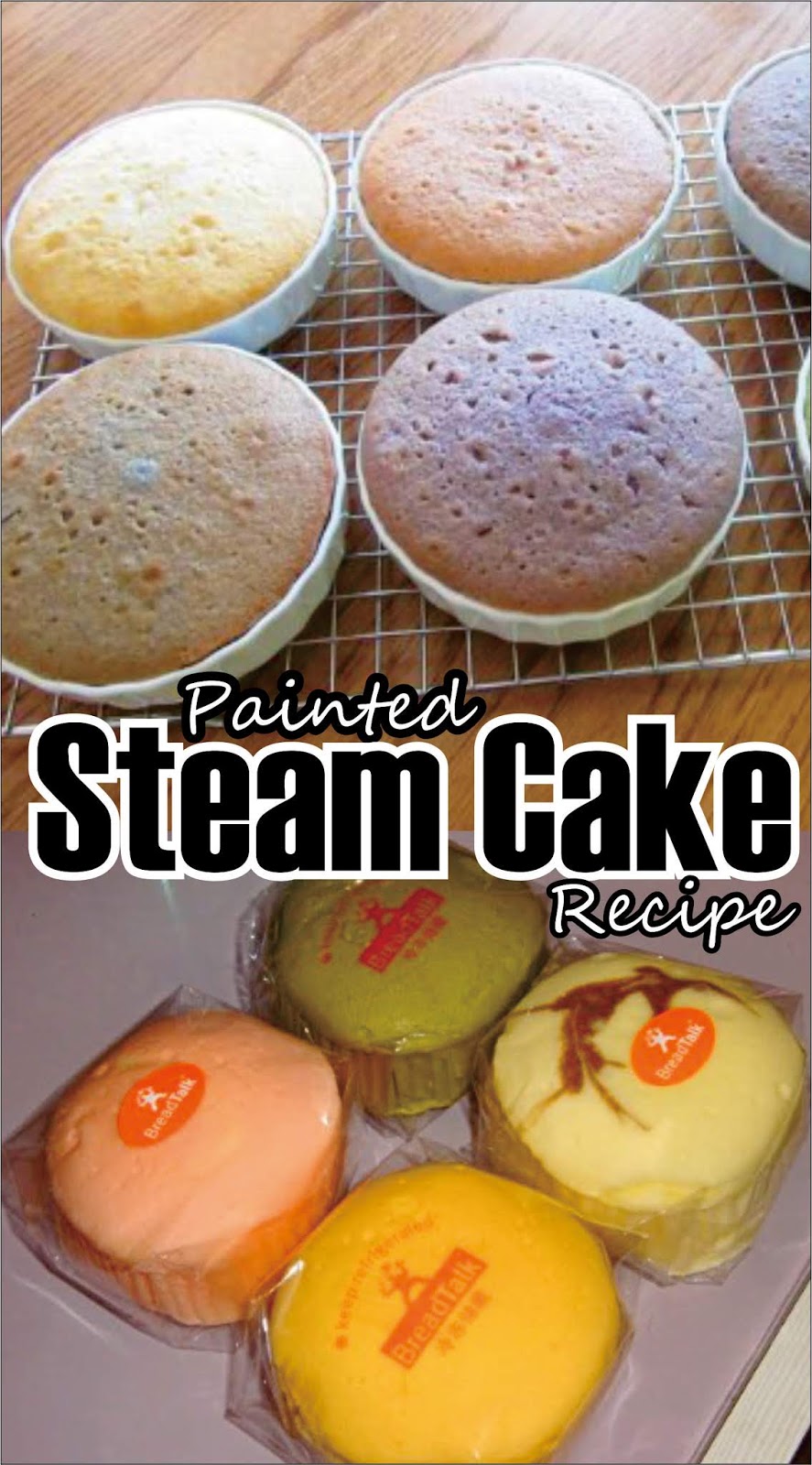Painted Steam Cake Recipe Easy Kraft Recipes